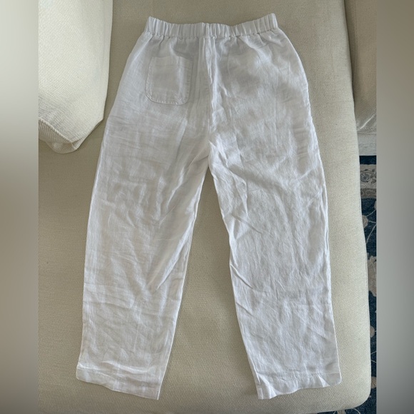 QUINCE European Linen Pants in White - Picture 5 of 5